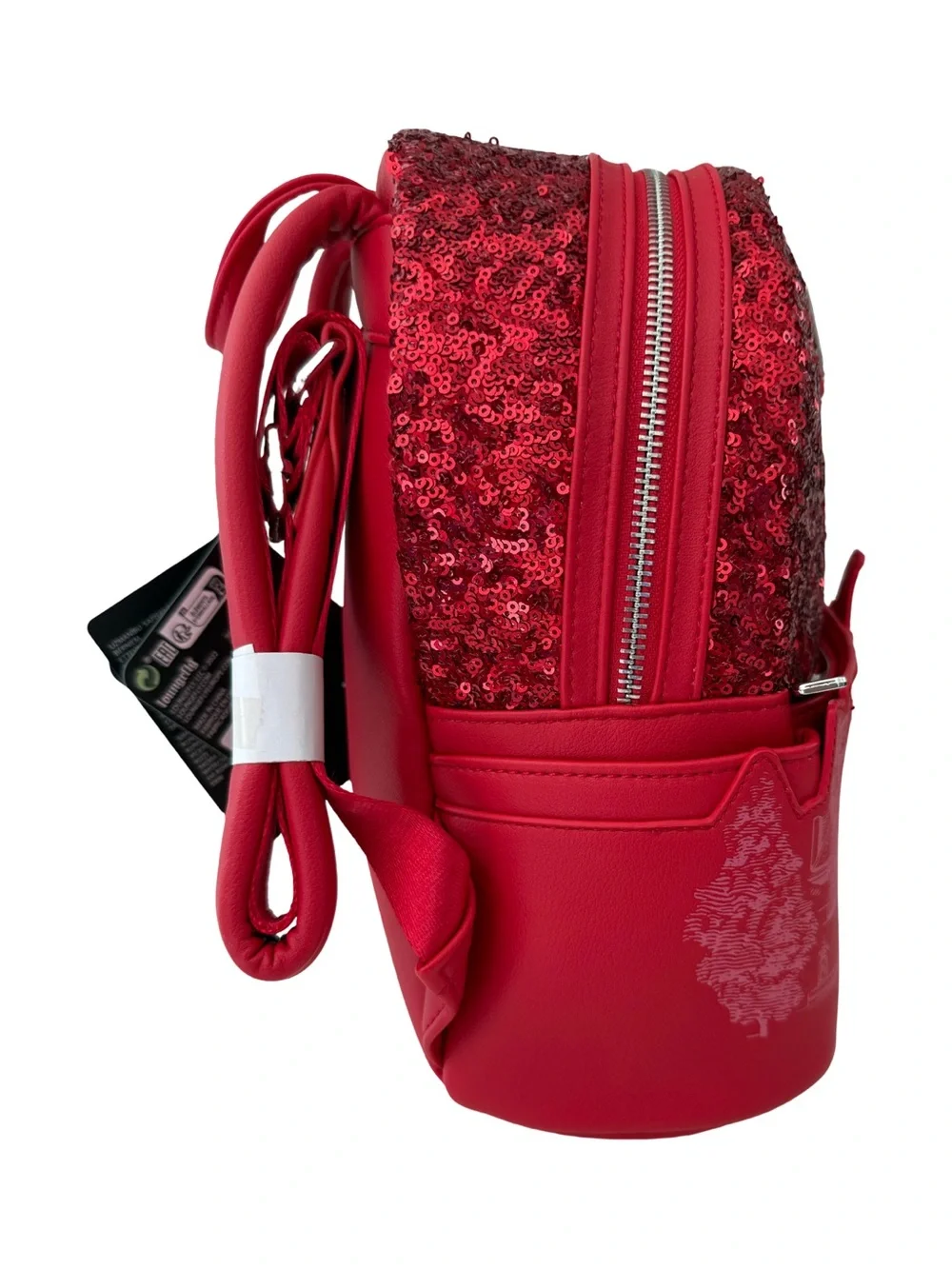 Loungefly Biltmore Red Sequin Mini Backpack NWT - Picture 3 of 9